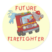 Elephant Future Firefighter Tshirts and Gifts stickers