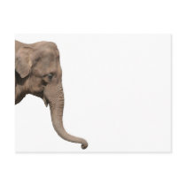 Elephant head postcards by Eggznbeenz Elephant head postcards