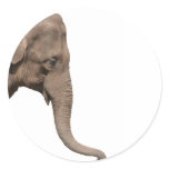 Elephant head stickers