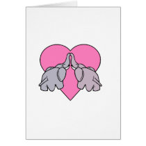 Elephant Heart Greeting Card