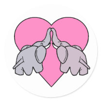 Elephant Heart stickers