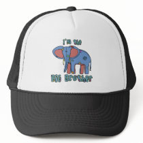 Elephant I'm the Big Brother hats