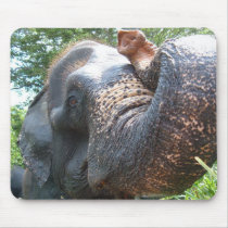 Elephant In My Face Mousepad