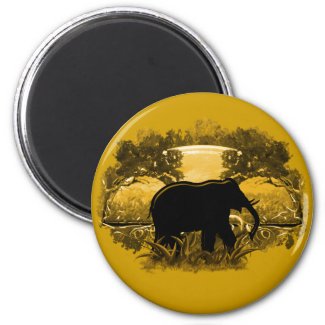 Elephant in Nature Magnets