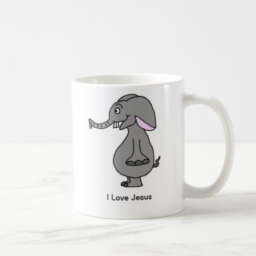 Elephant Jesus Mug