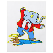Elephant Kicking Donkey Flyer