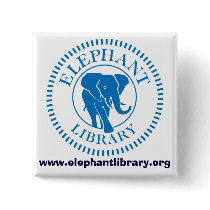 Elephant Library Pin buttons