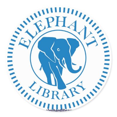 Elephant Library Small Stickers by elephant_library