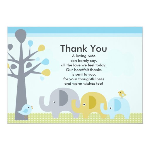 baby shower thank you