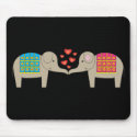 Elefant-Liebe mauspads
