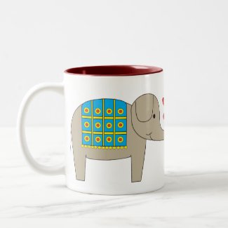 Elephant Love mug