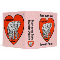 Elephant Love -- The Becky photo album binders by Lynnes_creations Elephant Love -- The Becky photo album binders