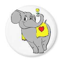 Elephant magnets by TeeZazzle Elephant magnets