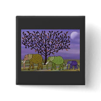 Elephant Moon Button