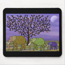 Elephant Moon mousepads by Coconutzoo Elephant Moon mousepads