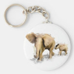 Elephant Mother & Child 1 Keychain