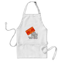 Elephant No Peanuts aprons