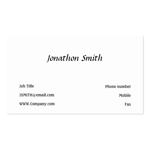 Elephant on a tightrope business card template (back side)