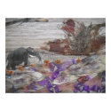 Elephant on Steep Road print