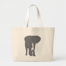 Elephant Pachyderm Elephantidae Mammals Animals Bag