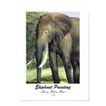 Elephant Painting Print - Customized Elephant Painting Print - Customized