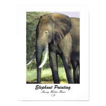 Elephant Painting Print - Customized