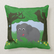 Elephant Pillow throwpillow