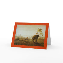 Elephant Plowing cards by CeylonImages Elephant Plowing cards