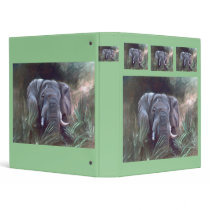 Elephant Portrait Binder