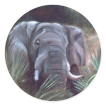 Elephant Portrait Sticker