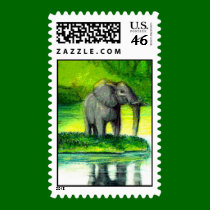 Elephant - Postage stamps