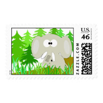 Elephant Postage Stamp stamps