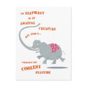 Elephant postcard