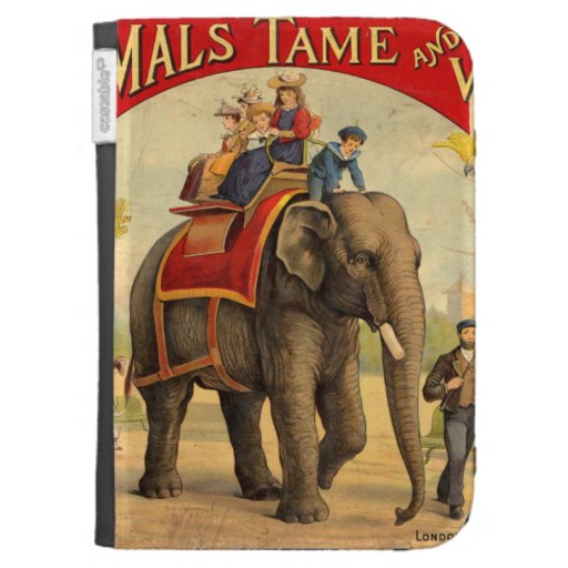 Elephant Red Book Case For The Kindle