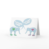 Elephant Shoes Cards