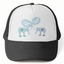 Elephant Shoes Trucker Hats