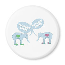 Elephant Shoes Refrigerator Magnets