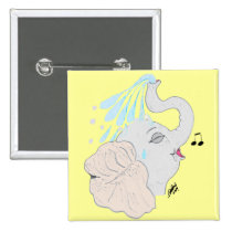 Elephant Shower Magnet buttons