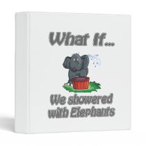 elephant showers binders