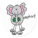 Elephant Stick Figure Stickers Sticker by stick_figures Elephant Stick Figure Stickers Sticker