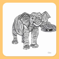 Elephant Sticker stickers