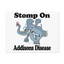 Elephant Stomp On Addisons Disease Post Card