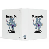 Elephant Stomp On ADHD Binders