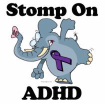 Elephant Stomp On ADHD Acrylic Cut Out