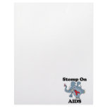 Elephant Stomp On AIDS Letterhead Design