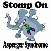 Elephant Stomp On Asperger Syndrome Acrylic Cut Outs