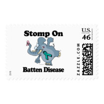 Elephant Stomp On Batten Disease Stamp