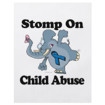 Elephant Stomp On Child Abuse Custom Flyer
