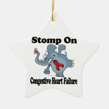 Elephant Stomp On Congestive Heart Failure Ornament