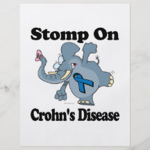 Elephant Stomp On Crohns Disease(blue) Full Color Flyer